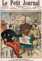 The Boer Delegation Received by General Joseph Simon Gallieni in Madagascar, Cover of Le Petit Journal Colour Supplement
