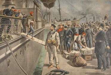 The First Prisoners at Key West during the Spanish American War
