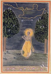 The Flute Player, illustration for Prince Diamond, from The Arabian Nights, 1895