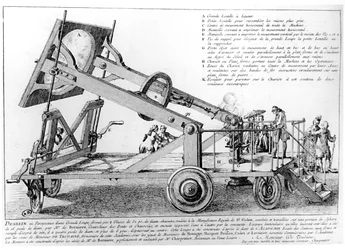 The Gigantic Magnifying Glass, plate from Les Oeuvres completes by Antoine Laurent de Lavoisier