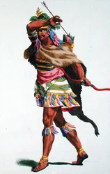 The King of Angola, engraved by Pierre Duflos