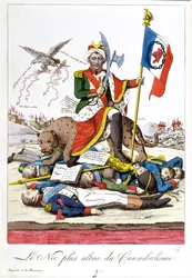 The Last Word in Cannibalism, anti-Napoleon caricature, c.1815