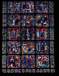 The Life of Christ, New Testament Cycle, lower half of window, c.1145-50