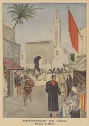 The Moroccan Pavilion at the Exposition Universelle of 1900 in Paris