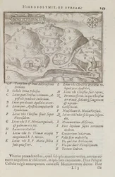 The Mount of Olives, Jerusalem, from Itinerarium Hierosolymitanum, by J. Cotovico, 1619