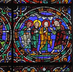 The Passion Window: Christ Descends from Mount Tabor