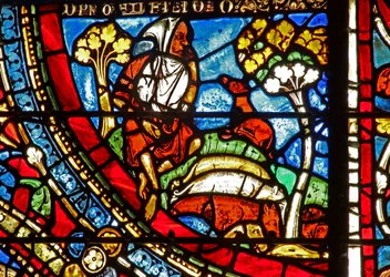 The Prodigal Son window: reflects on his downfall