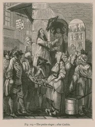The Psalm-Singer; after Cochin