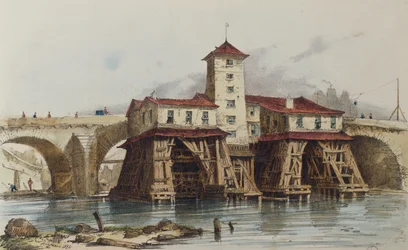 The Pump of Pont Notre Dame, 1836