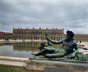 The Rhone, Fountain by Jean-Baptiste Tuby (1630-1700) with the Chateau in the Background