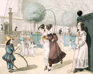 The Skipping Game, plate 115 from Le Bon Genre, 1822