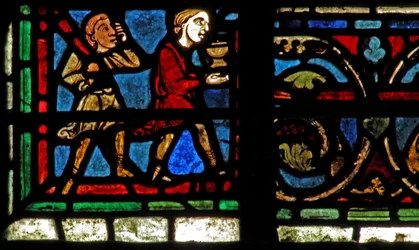 The St Lubin Window: Donors - Wine Makers