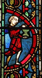 The St Lubin Window: Donors - Wine Makers