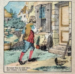 The acorn and the pumpkin. Fables by Jean de La Fontaine