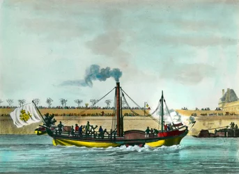 The Arrival of the Steamboat 