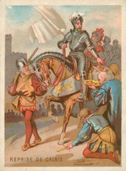 The capture of Calais by King Henry II of France