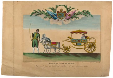 The Carriage of the King of Rome, Given by the City of Paris