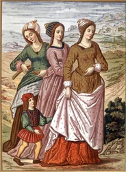 The Companions of Laure (Laura de Noves)