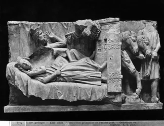 The dream of the Magi, from the Cathedral of Chartres
