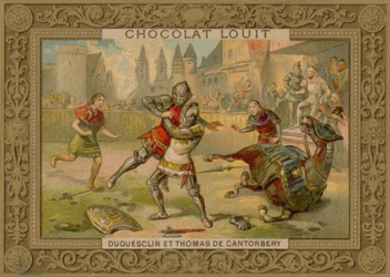 The Duel Between Bertrand Du Guesclin (c. 1320-1380) and Thomas of Canterbury