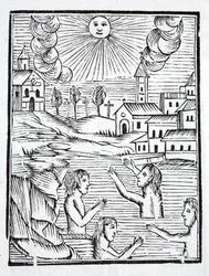 The Healing Waters of Alise, Bourgogne, the Deathplace of Saint Reine, are Visited by the Sick