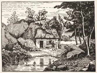 The Hut of J.J. Rousseau