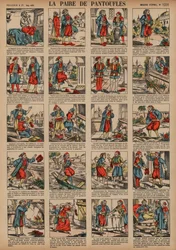 The pair of slippers