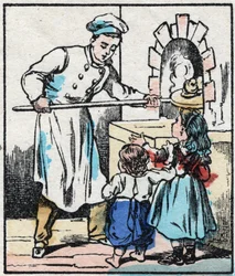 The Pastry Maker. Engraving in 