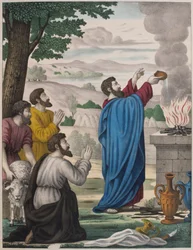 The Rival Sacrifices of Elijah and the Priests of Baal