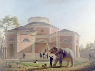 The rotunda in Jardin des Plantes, Paris