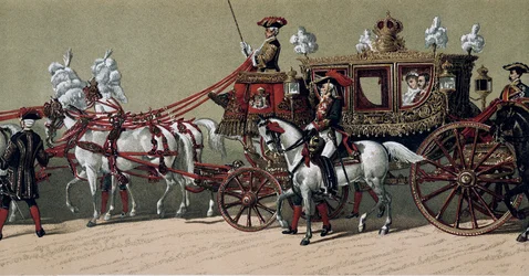 The Royal Cortege at the Marriage of King Alfonso XII of Spain and Marie Christine de Teschen in 1879 (painting)