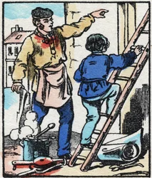 The Tingler. Engraving in 