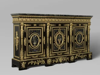 Three-door cabinet, c.1835-38