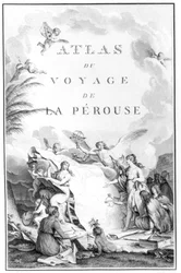 Title page of Atlas du Voyage de La Perouse published c.1797