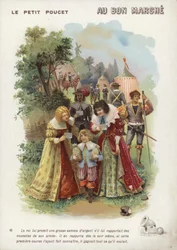 Tom Thumb, Boy Holding Money Bags