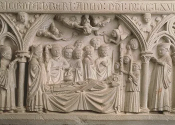 Tomb of Bishop Radulphe (d.1266), (detail)