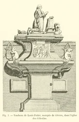 Tomb of Louis Potier, Marquis of Gevres, in the church of the Celestins