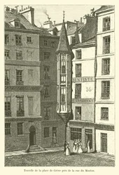 Turret of Place de Greve near Rue du Mouton