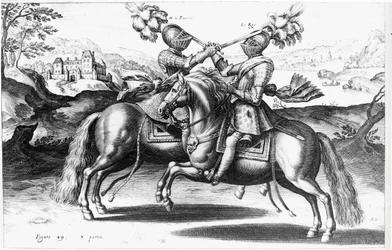 Tournament Scene between Henri IV and Antoine de Pluvinel