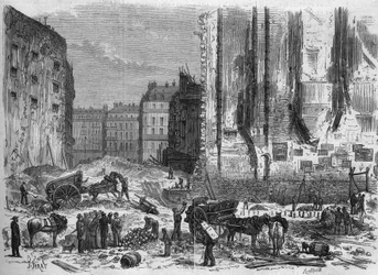 Transformations of Paris under the Second Empire, Paris Haussmannian; discovery of an ossuary during the piercing of Rue de Maubeuge