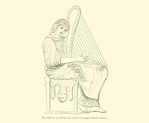 Twelve-Stringed Greek Harp