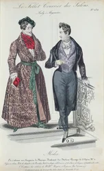 Two Elegant Young Men, 1835
