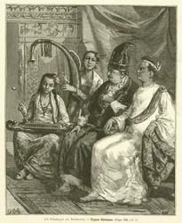 A Frenchman in Burma (engraving)