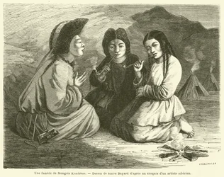 A family of Khalkha Mongols