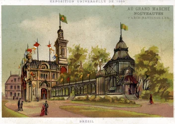 Universal Exhibition of 1889, Pavilion of Brazil, Paris Batignolles