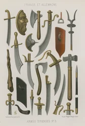 Various arms of France and Germany