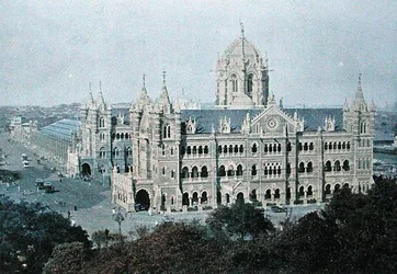 Victoria Terminus, Bombay, engraved by Gillot, c.1910