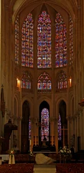 View depicting a view of the choir