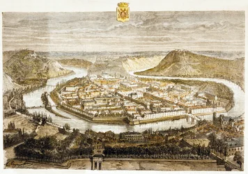 View of Besancon, France
