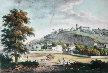 View of Montmartre from St. Denis